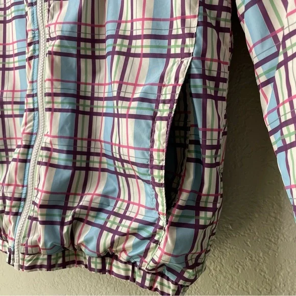 The North Face Girls Plaid Puffer Jacket Size XL - Picture 7 of 14